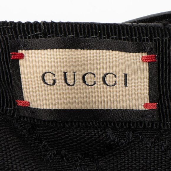 Gucci Leather Logo Baseball Hat - Size S - Picture 5 of 5